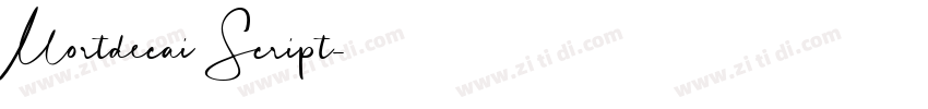 Mortdecai Script字体转换